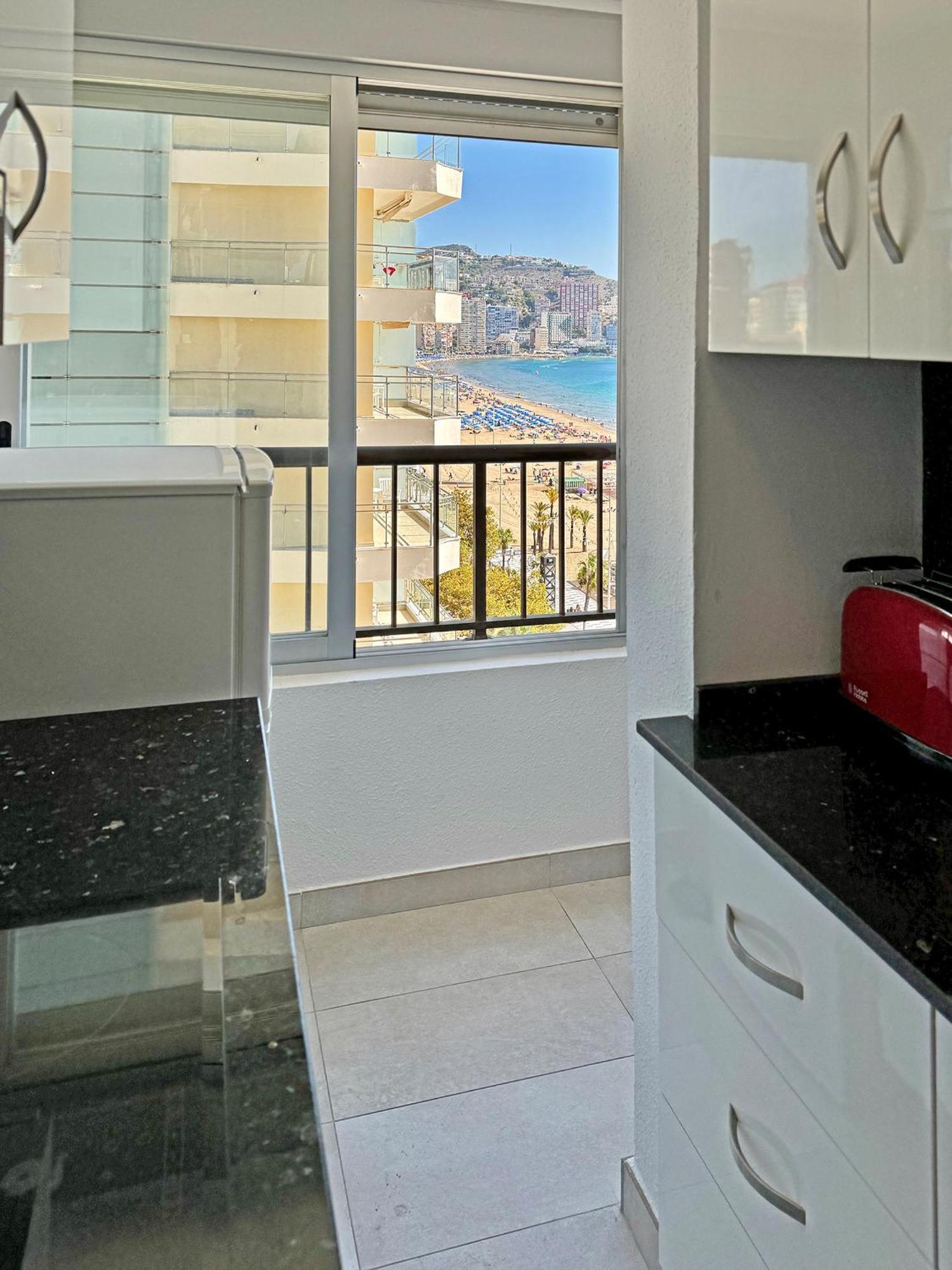 Precioso Estudio Frente La Playa 貝尼多姆 外观 照片