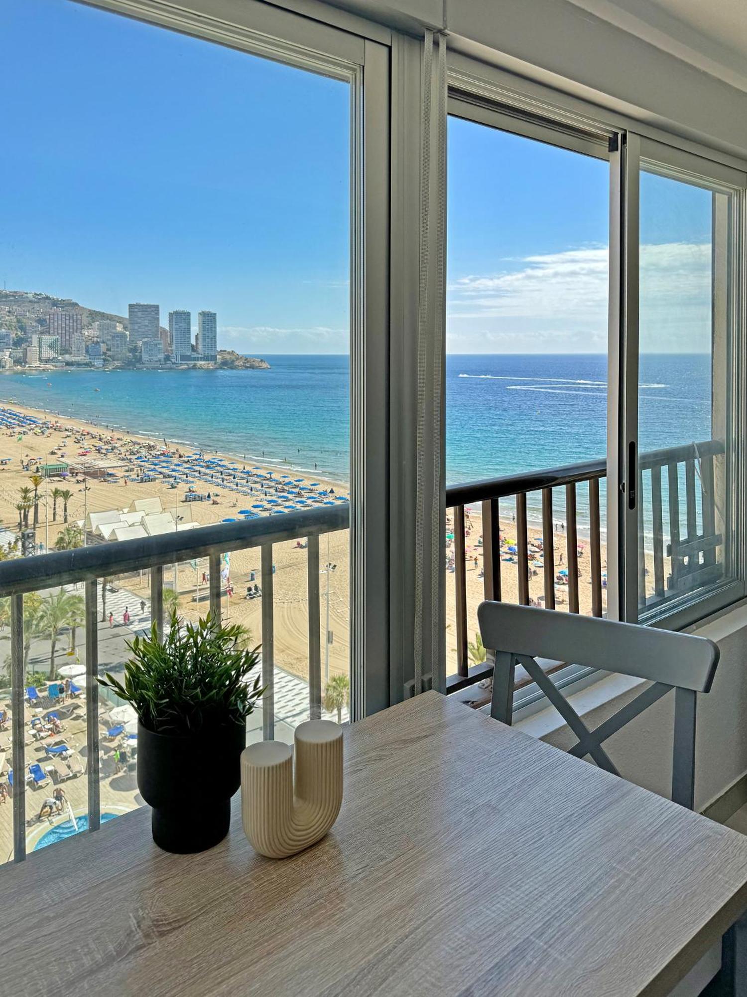 Precioso Estudio Frente La Playa 貝尼多姆 外观 照片